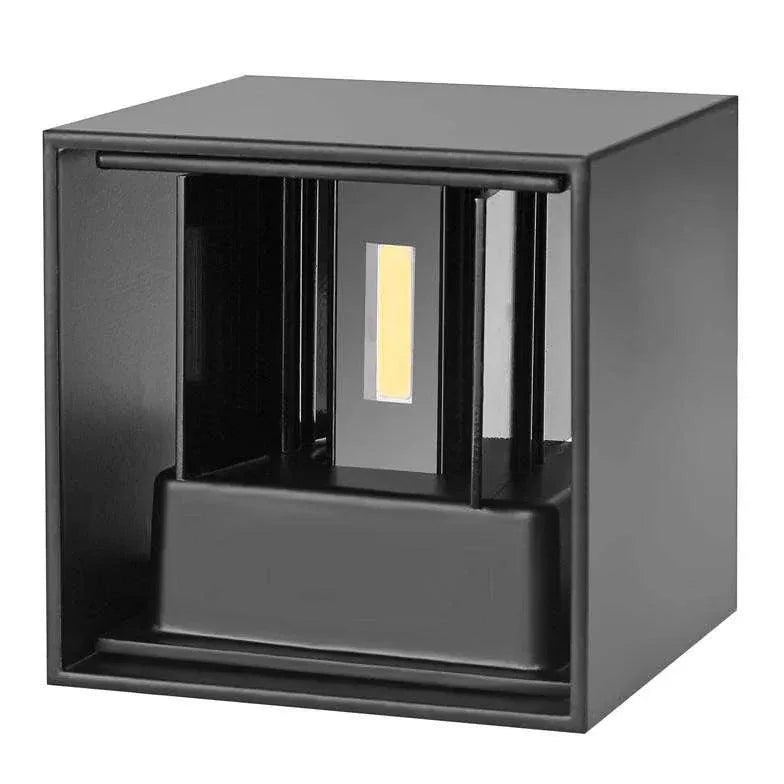 Appliques Murales Exterieures Lampe Led Double Carrée