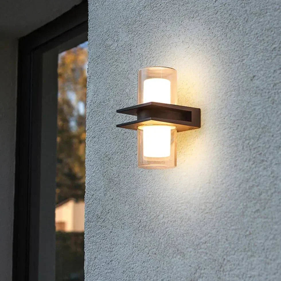 Eclairage Led Exterieur Mural Étanche Double Tête - Clowas.fr