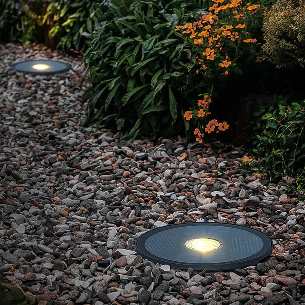 Lumière extérieure de jardin à LED à disque