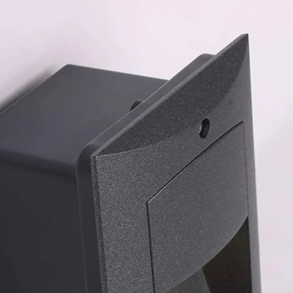 Lampe D'Extérieur Noire Éclairée Vers Le Bas - Clowas.fr