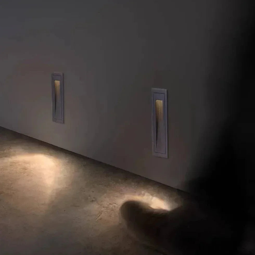 Luminaire Extérieur À Led Encastré Géométrique À Gradins - Clowas.fr