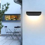 Arc Shaped Longboard Modern Outdoor Wall Lights