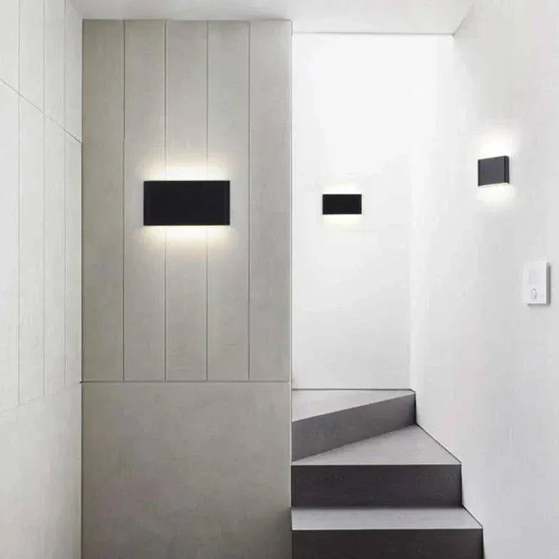 Luminaire Mural Noir Mat Moderne Extérieu - Clowas.fr