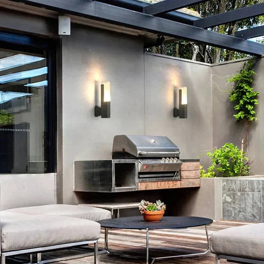 Applique Murale Extérieure Verticale Moderne Haut Et Bas - Clowas.fr