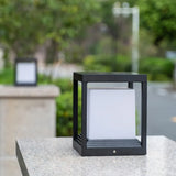 Colonne lumineuse d'extérieur moderne Cube