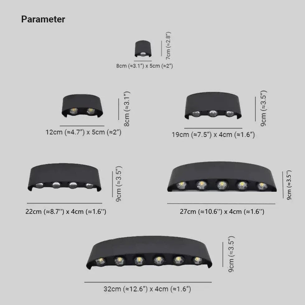 Applique Murale Extérieur Pour Terrasse Puissante Jardin Métal Villa - Clowas.fr