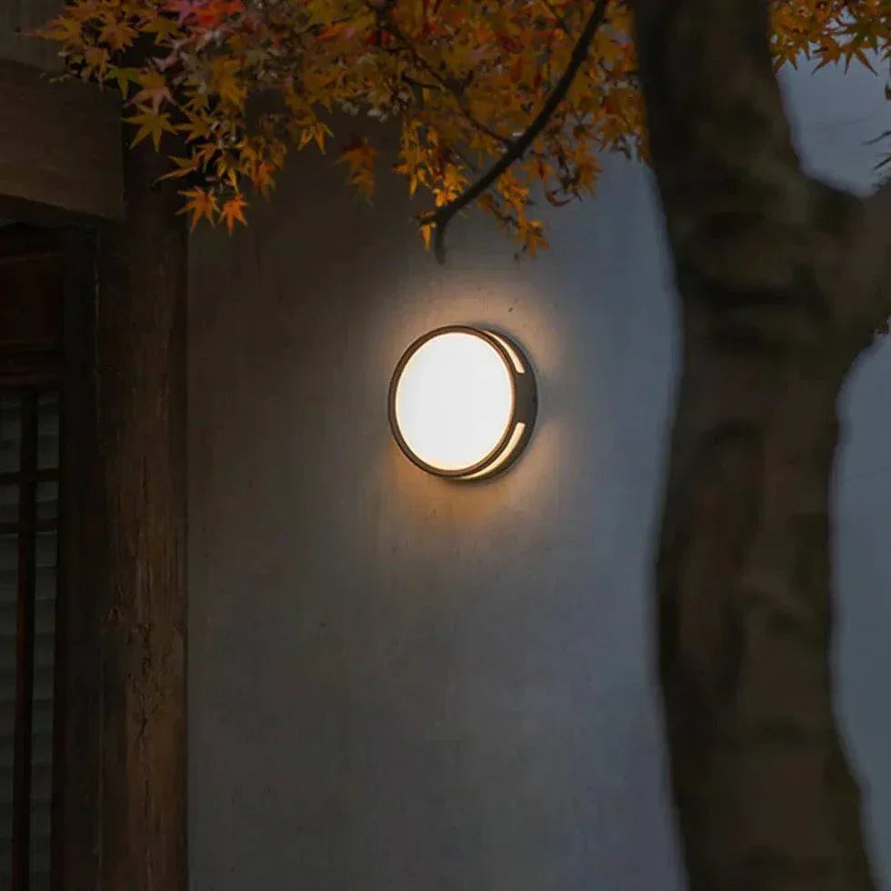 Applique Murale D'Extérieur Étanche À Led Ronde - Clowas.fr