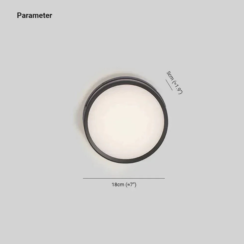 Applique Murale D'Extérieur Étanche À Led Ronde - Clowas.fr