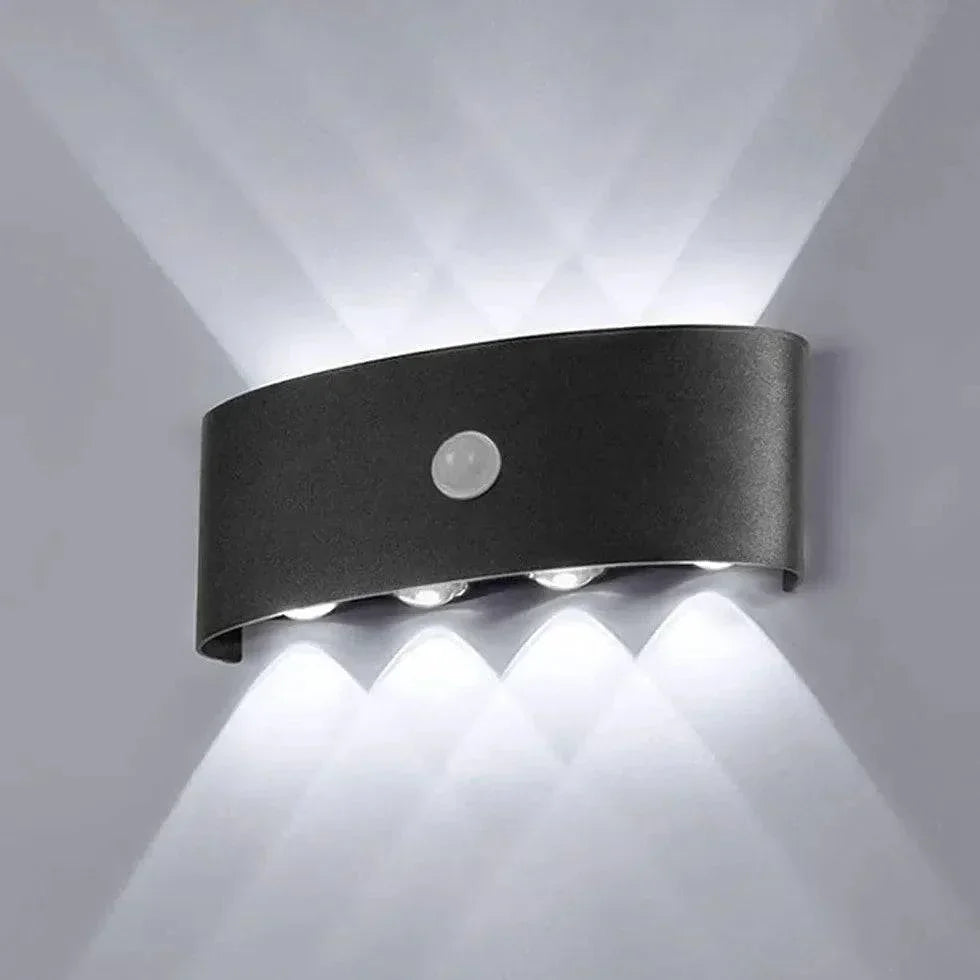 Applique Murale D'Extérieur À Led À Induction Pour Éclairage Haut Et Bas - Clowas.fr
