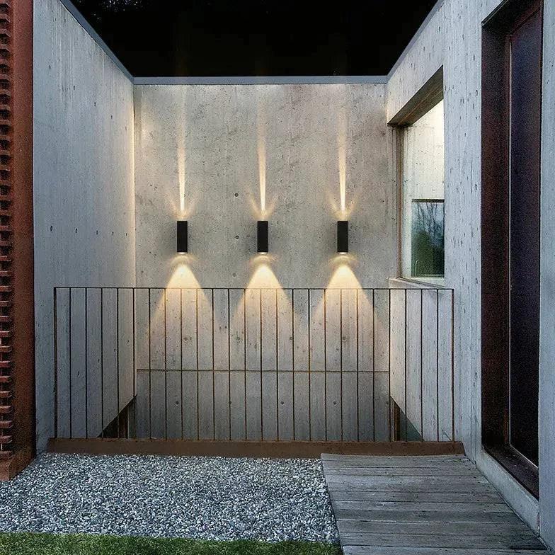 Applique Murale Extérieure Led Supérieure Et Inférieure Étanche - Clowas.fr