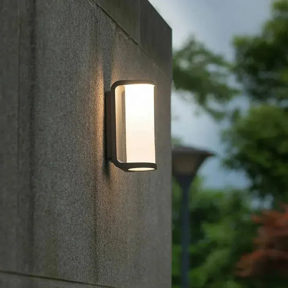 Applique Murale D'Extérieur Moderne À Led Cylindrique - Clowas.fr