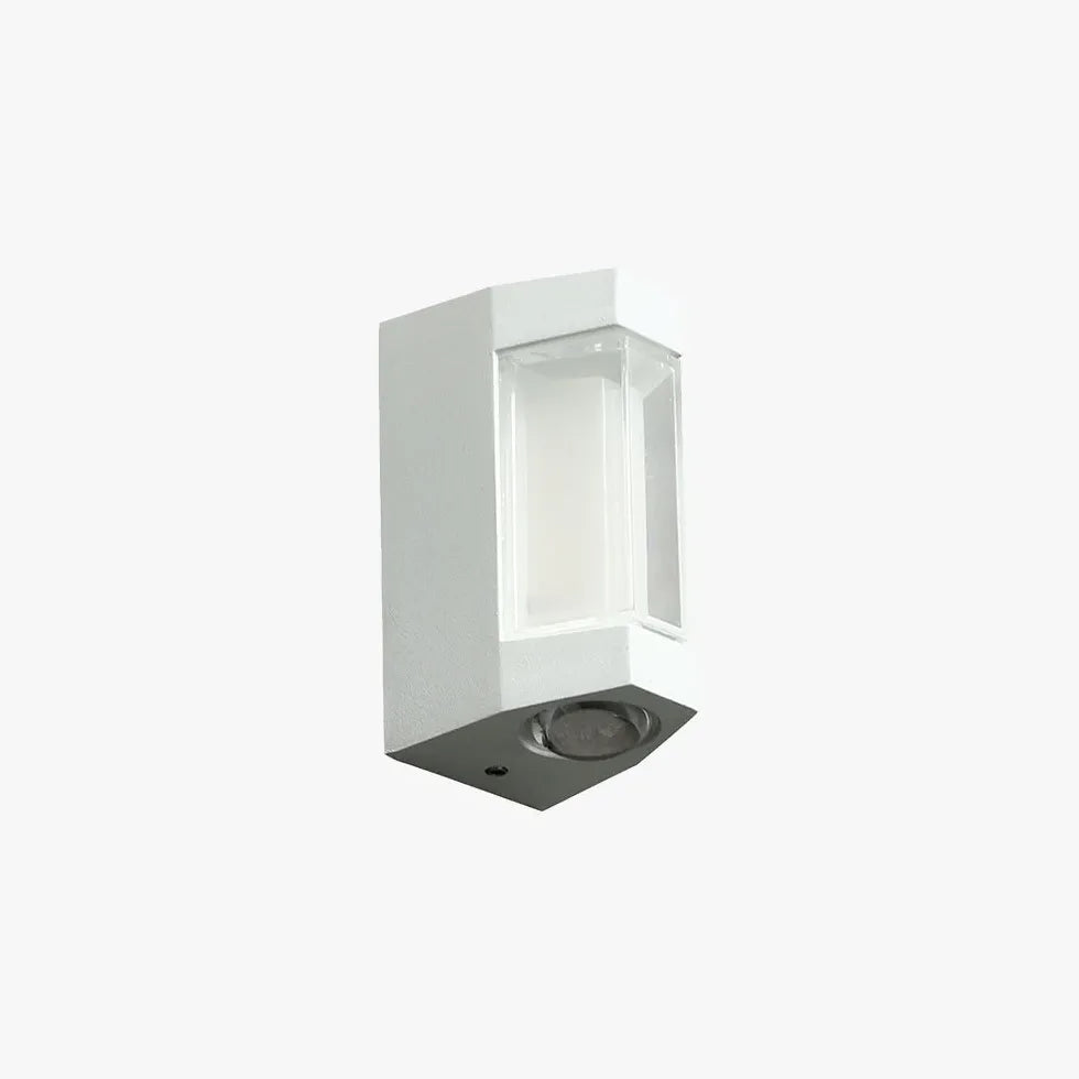 white outdoor wall lighting led