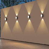 white outdoor wall lighting led