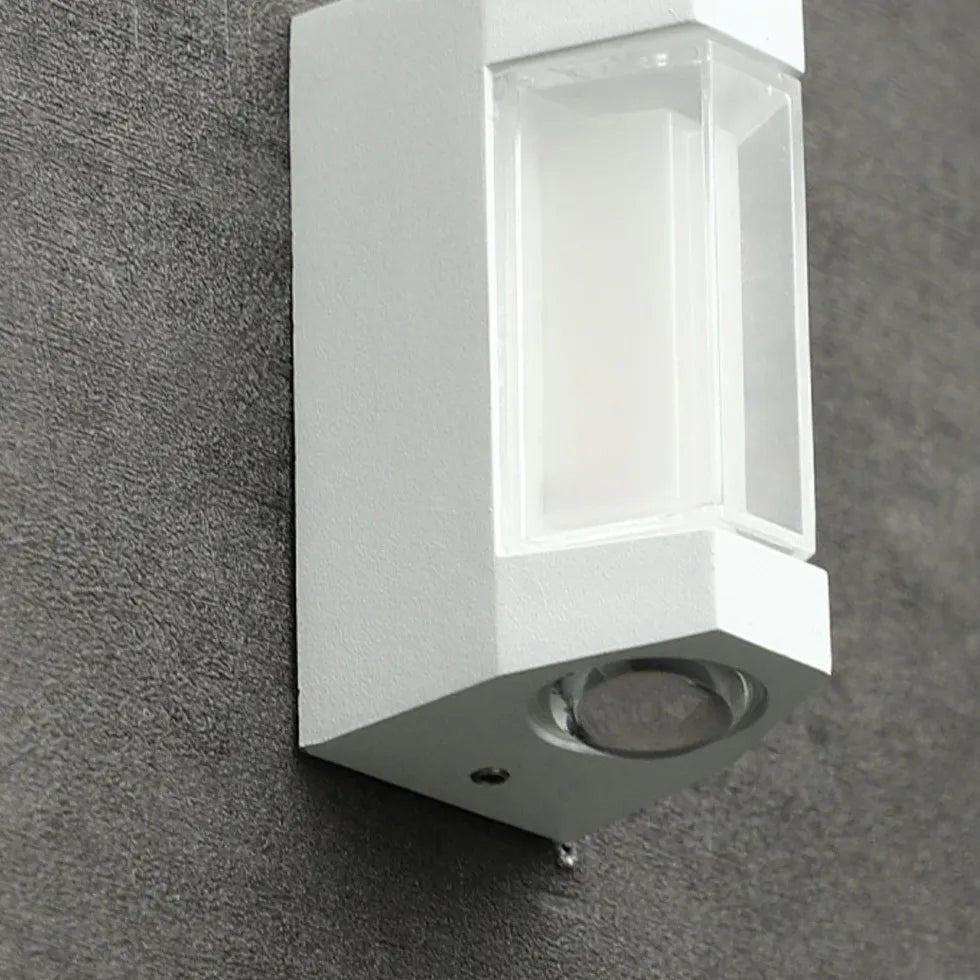 white outdoor wall lighting led