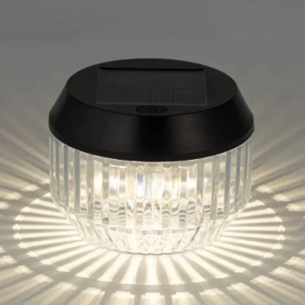 Lampe De Table D'Extérieur Ronde En Acrylique Blanche - Clowas.fr