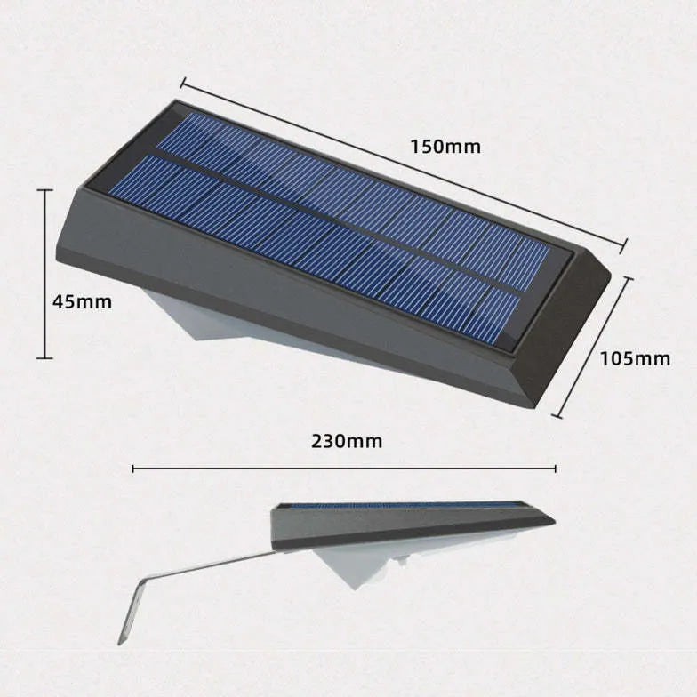 Sentant la lumière murale extérieure à LED solaire