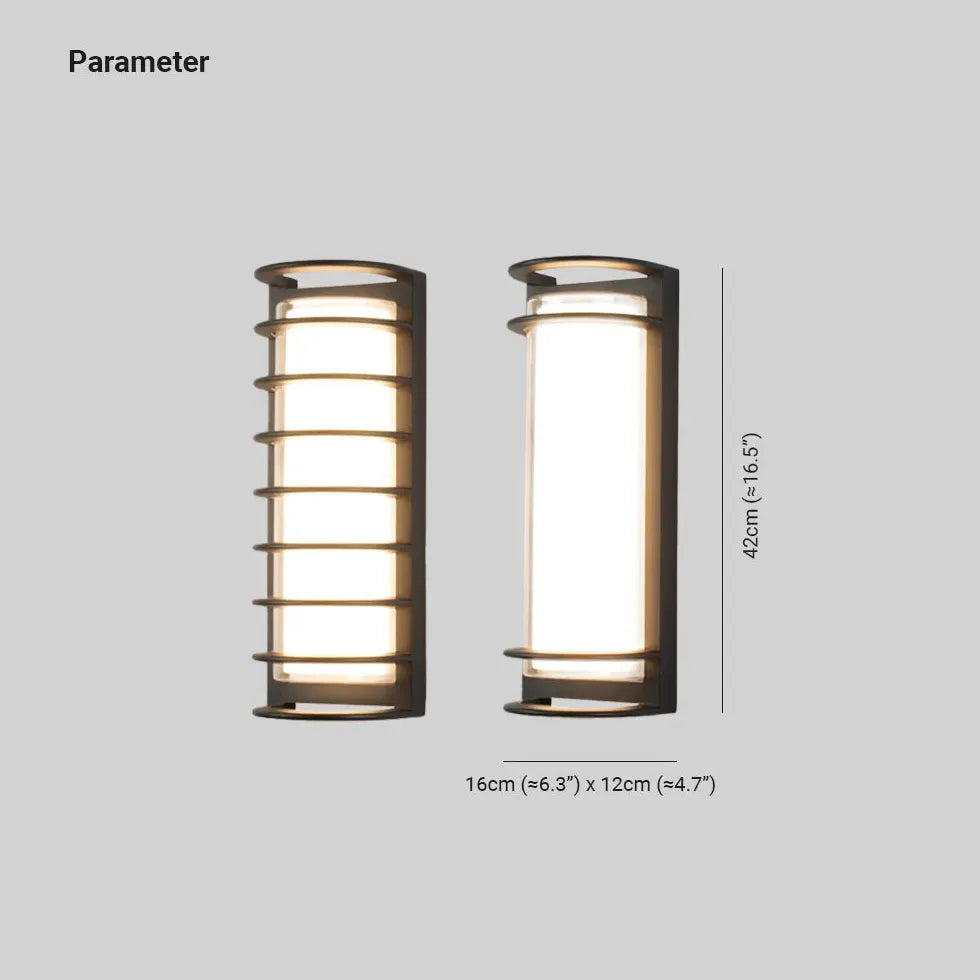 Applique murale extérieure LED moderne à économie d'énergie pour l'extérieur