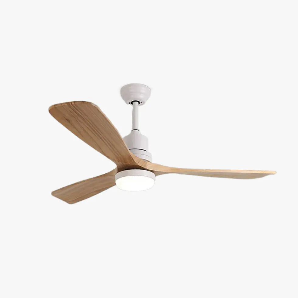 Luminaire salon tendance ventilateur bois nordique moderne