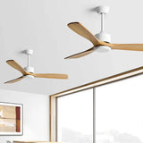 Luminaire salon tendance ventilateur bois nordique moderne