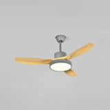 Grey LED Modern Ceiling Fan with Light