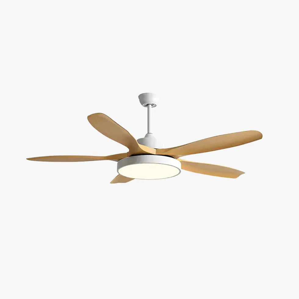 Étoile de mer ventilateur de plafond en bois avec lumière