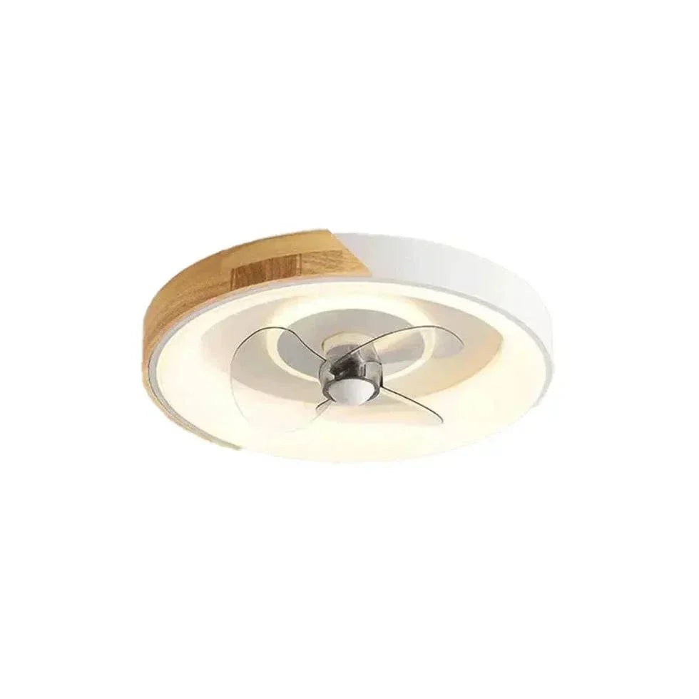 Ventilateur Plafonnier Rond Coloré Avec Lumière Chambre - Clowas.fr