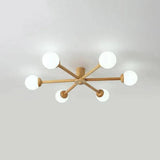 Plafonnier Abat Jour Design Lumière En Bois Radiant - Clowas.fr