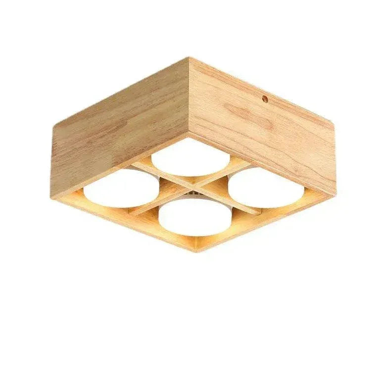 Plafonnier Led En Rondins De Salon Nordique Simple - Clowas.fr