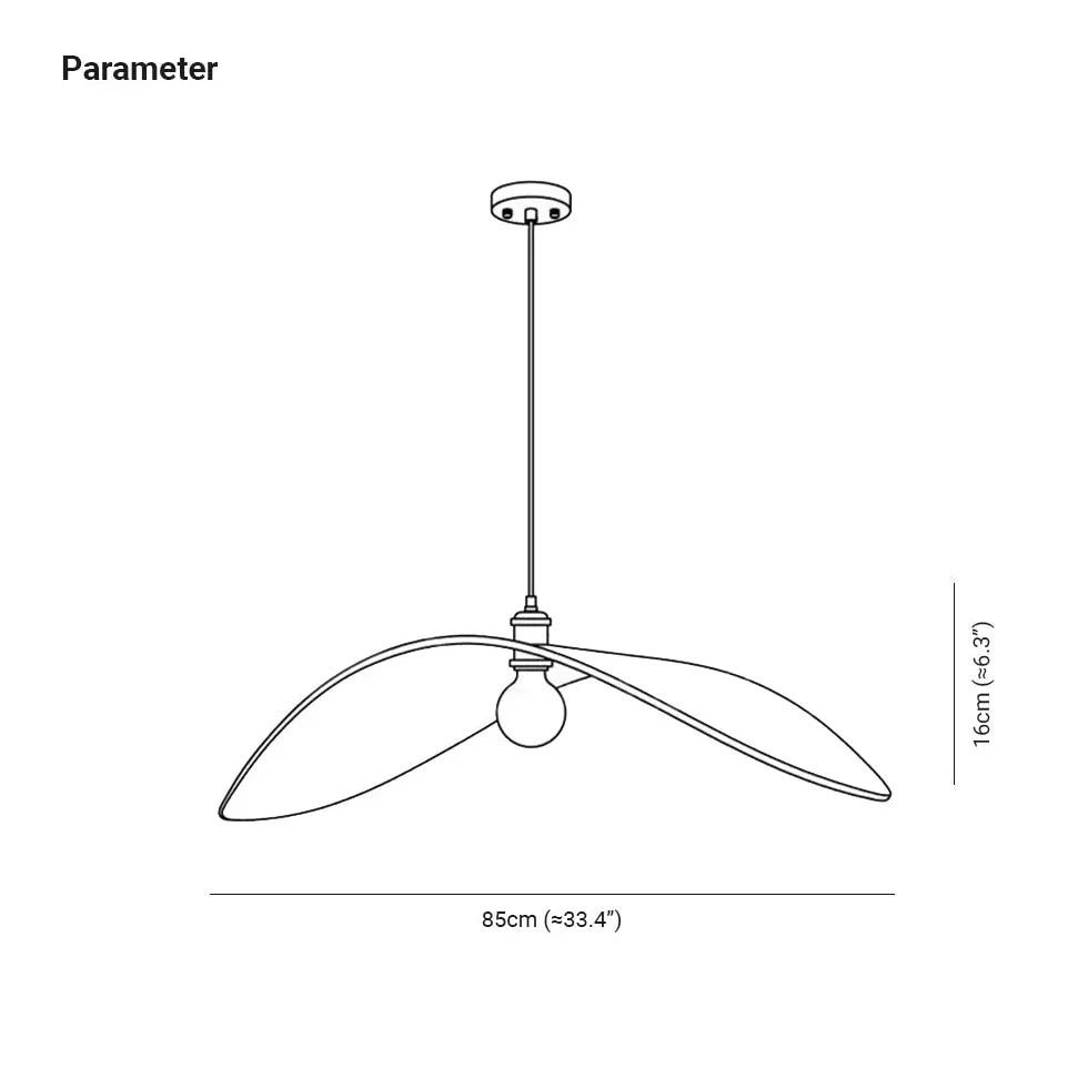 Lampe tombante salon design zen créatif