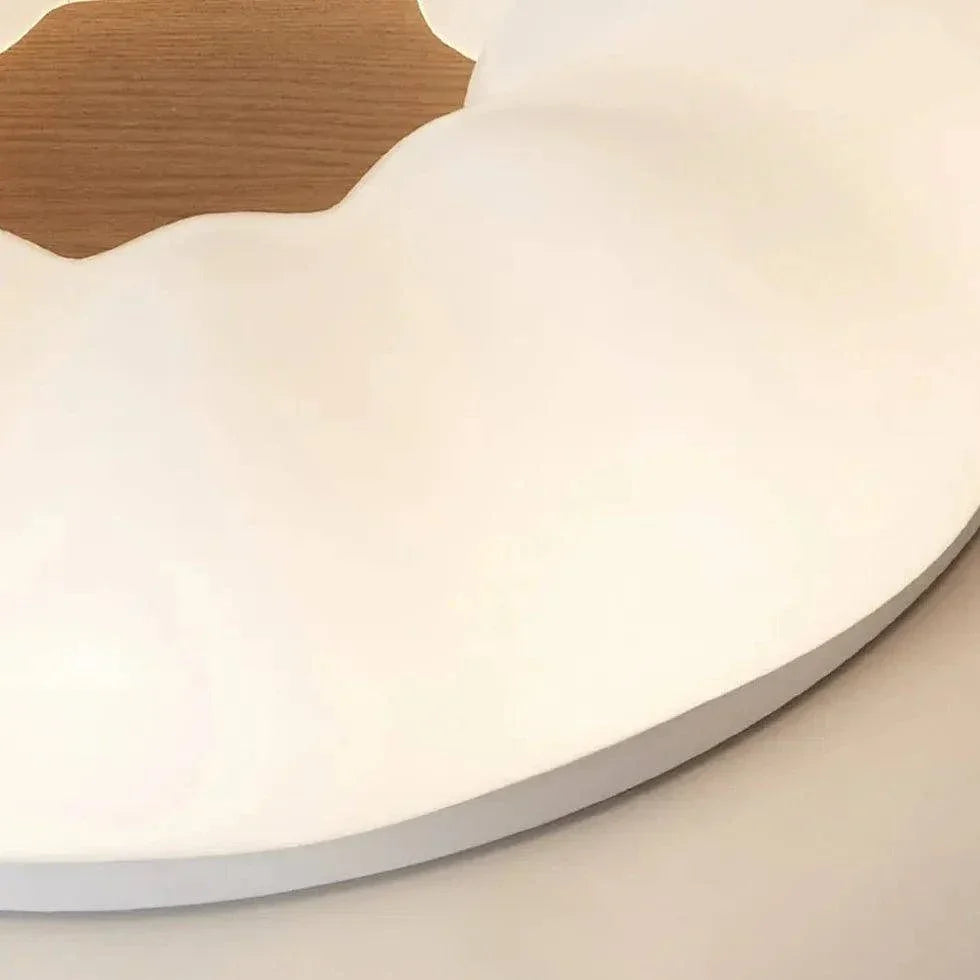 Plafonnier Créatif En Bois Blanc Pour Chambre D'Enfant - Clowas.fr