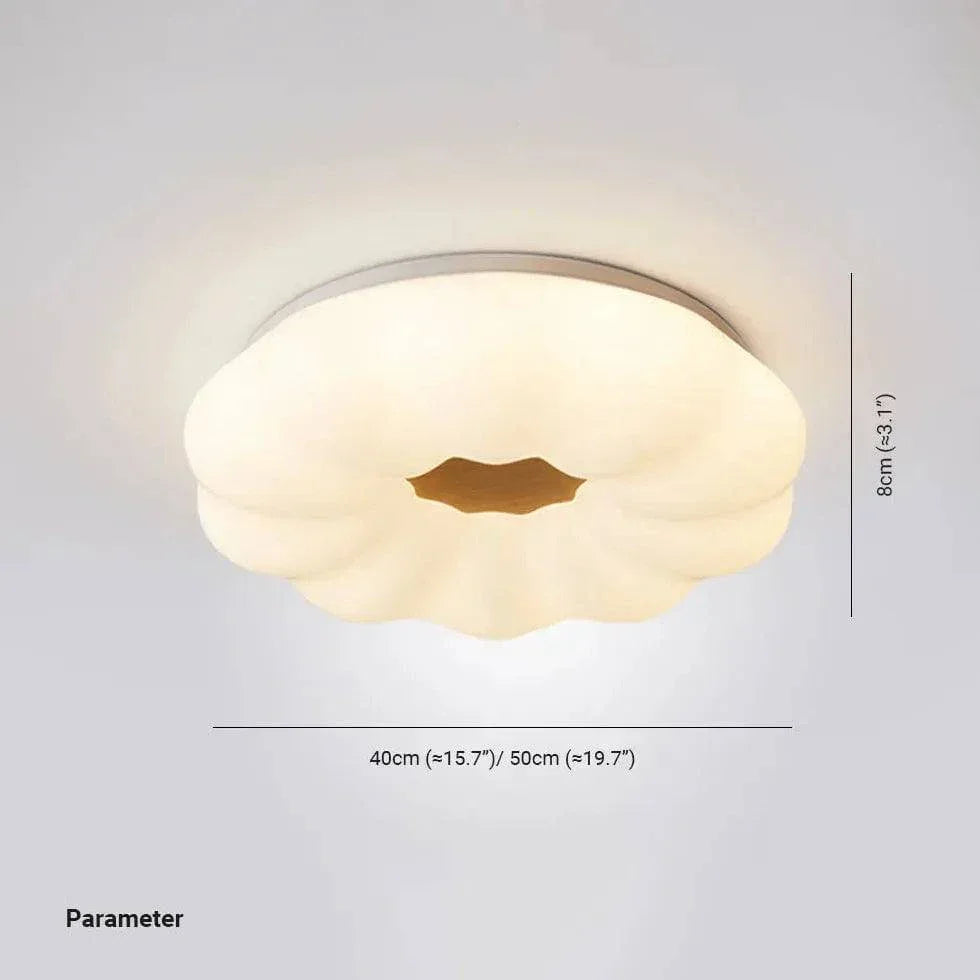 Plafonnier Créatif En Bois Blanc Pour Chambre D'Enfant - Clowas.fr