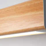Applique Murale Design Intérieur Lampe Miroir Linéaire Bois - Clowas.fr