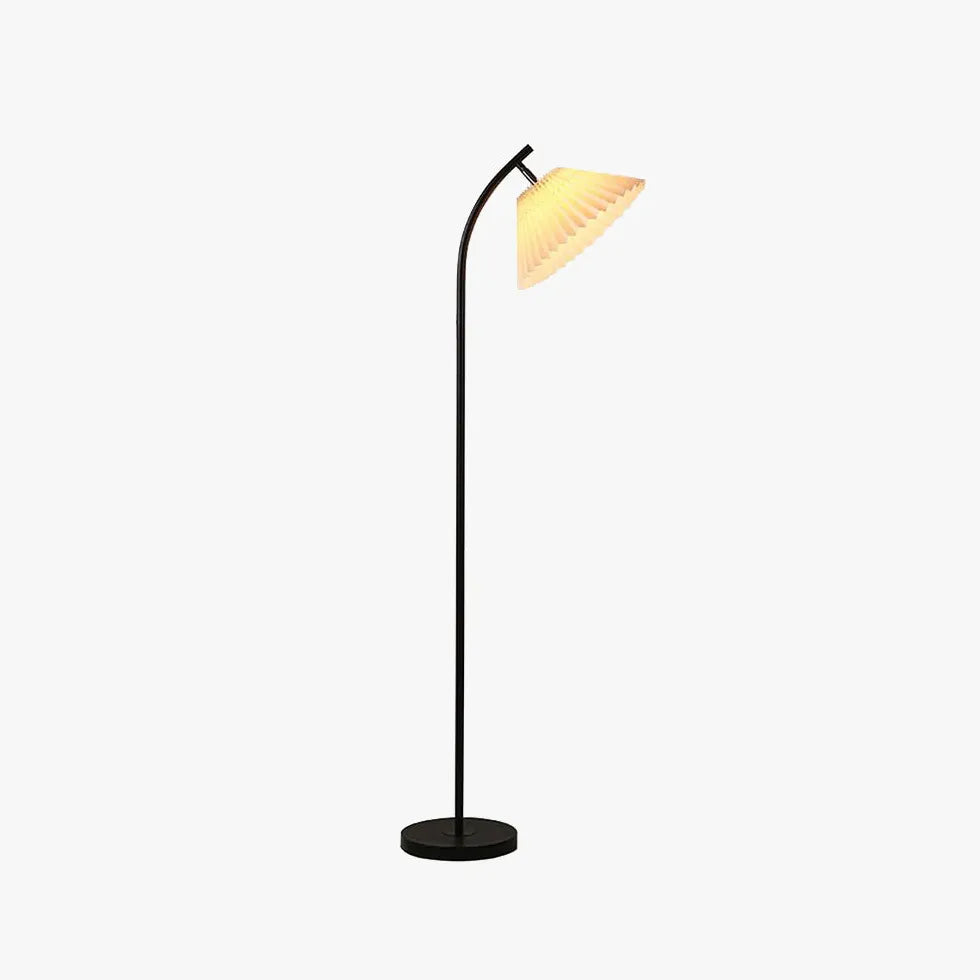 Lampadaire à arqué moderne minimaliste noir