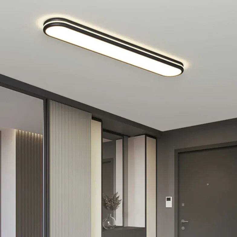 Long Oval LED Modern Flush Ceiling Lights