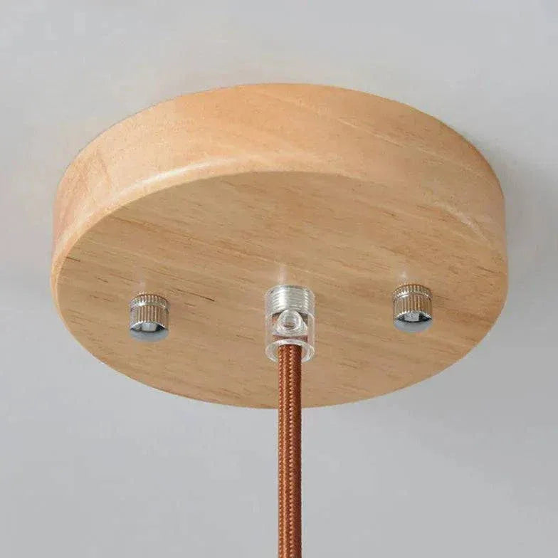 Suspension Bois Verre Créative Moderne - Clowas.fr