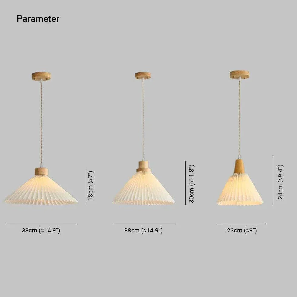 Lustre En Bois Pliable Pour Chambre À Coucher Blanche - Clowas.fr