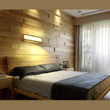 Applique Led Miroir En Bois Rectangulaire - Clowas.fr