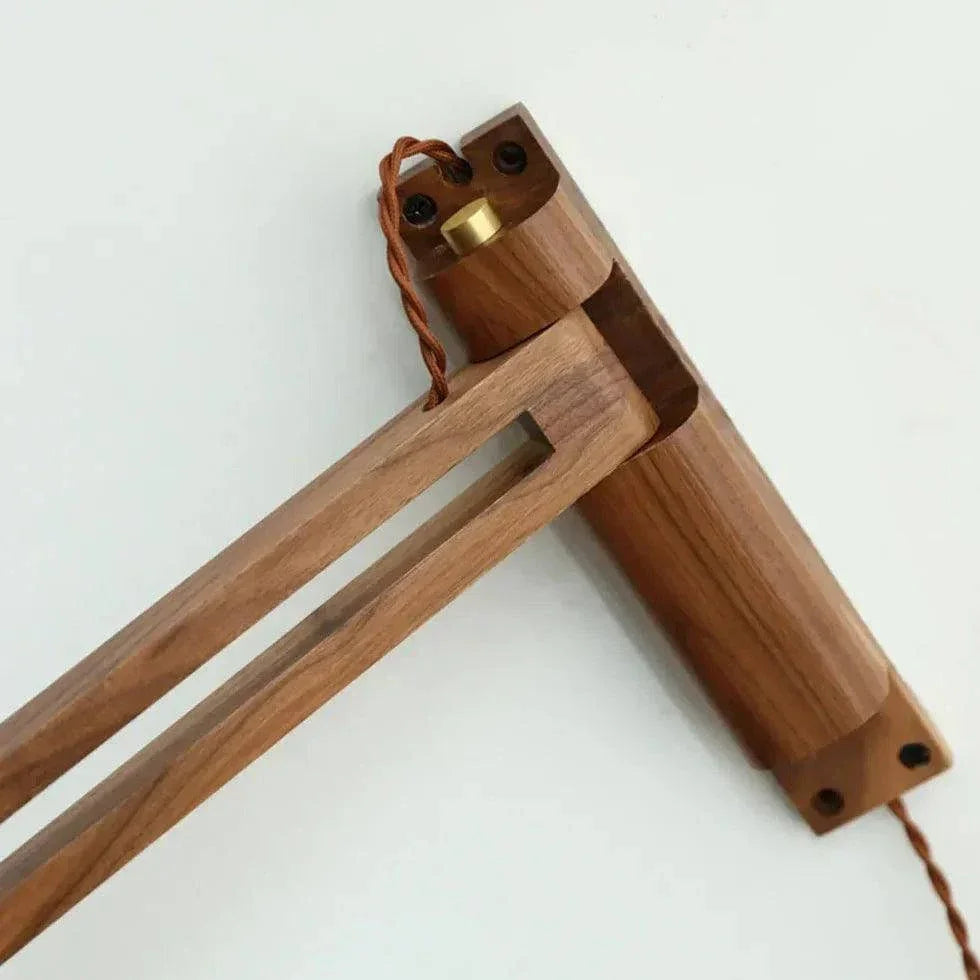 Applique Murale Pour Escalier Intérieur Style Rétro Bois Noyer - Clowas.fr