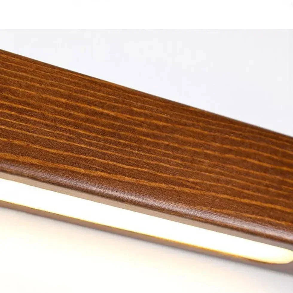 Applique Murale Neon En Bois Minimaliste - Clowas.fr