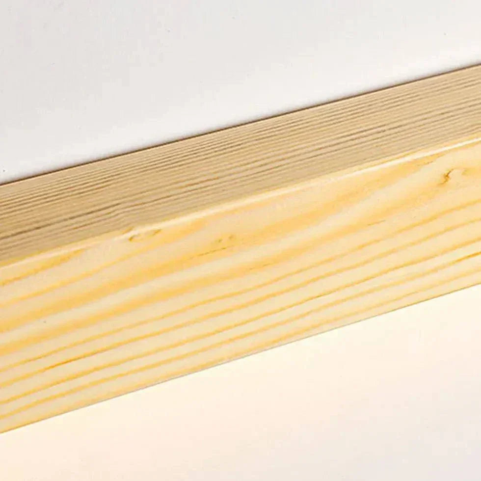 Applique Murale Neon En Bois Minimaliste - Clowas.fr