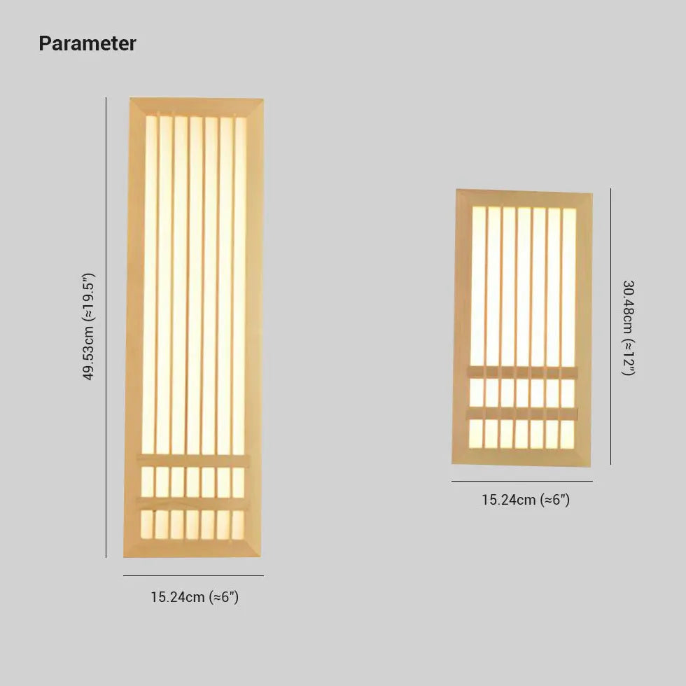 Luminaire mural en bois style nordique chambre