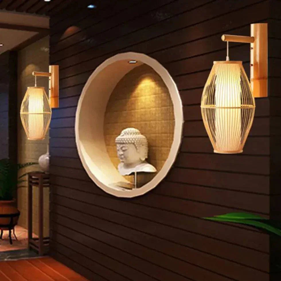 Applique Lanterne Murale Créative Zen Corridor - Clowas.fr