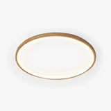Luminaire Plafonnier Design Bois Minimaliste Rond Moderne - Clowas.fr