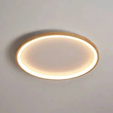 Luminaire Plafonnier Design Bois Minimaliste Rond Moderne - Clowas.fr