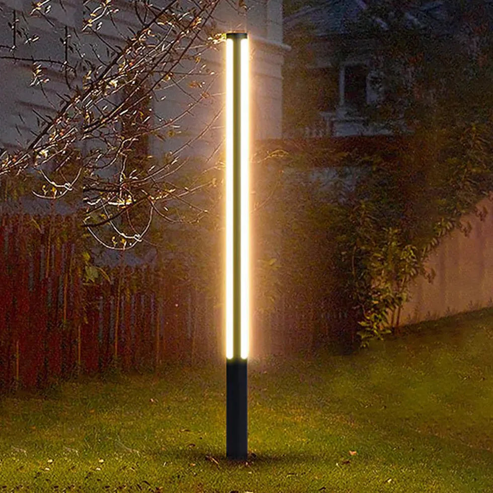 Lampadaire de jardin solaire à led extérieur ambiance