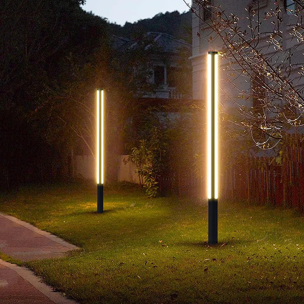 Lampadaire de jardin solaire à led extérieur ambiance