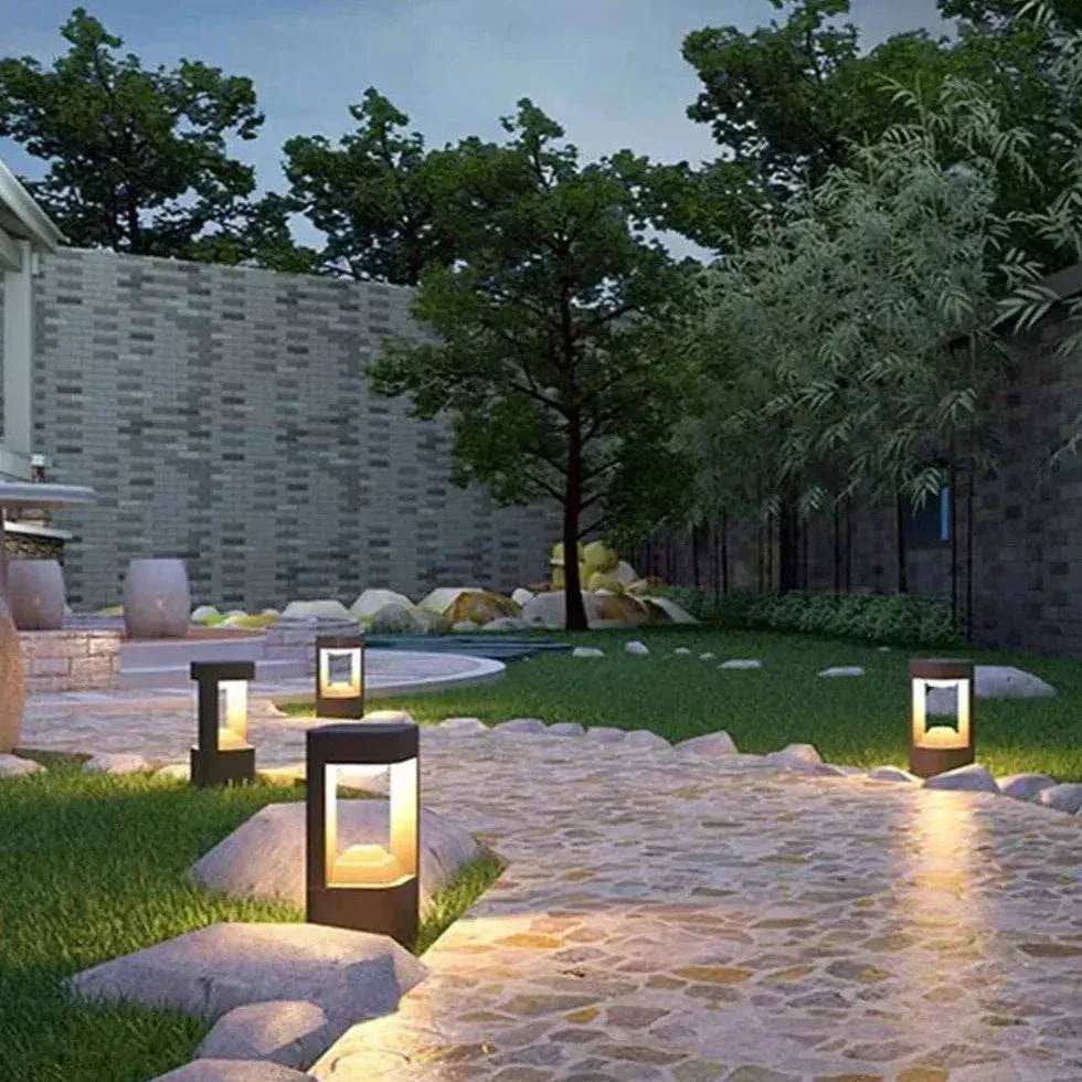 Luminaire Poteau Exterieur Solaire Pour Jardin - Clowas.fr