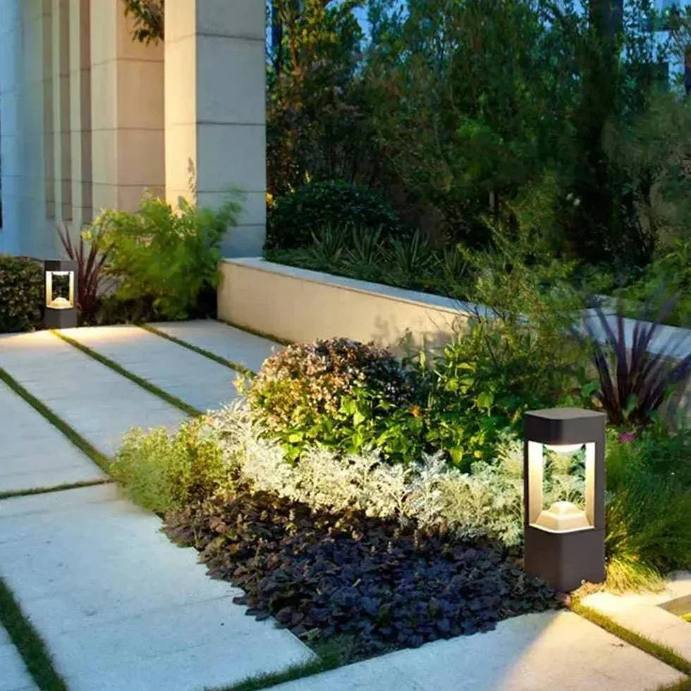 Luminaire Poteau Exterieur Solaire Pour Jardin - Clowas.fr
