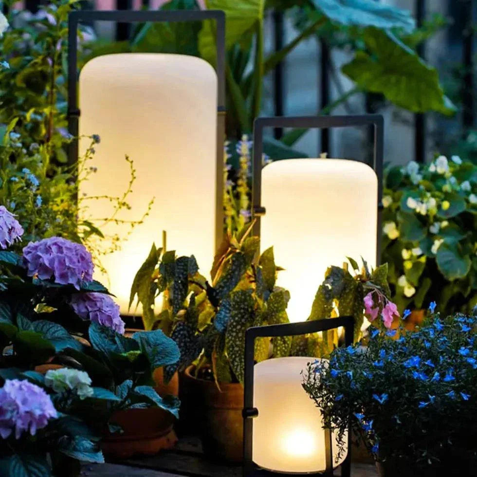 Lampadaire Fonte Exterieur Solaire Jardin Étanche Décoratif - Clowas.fr