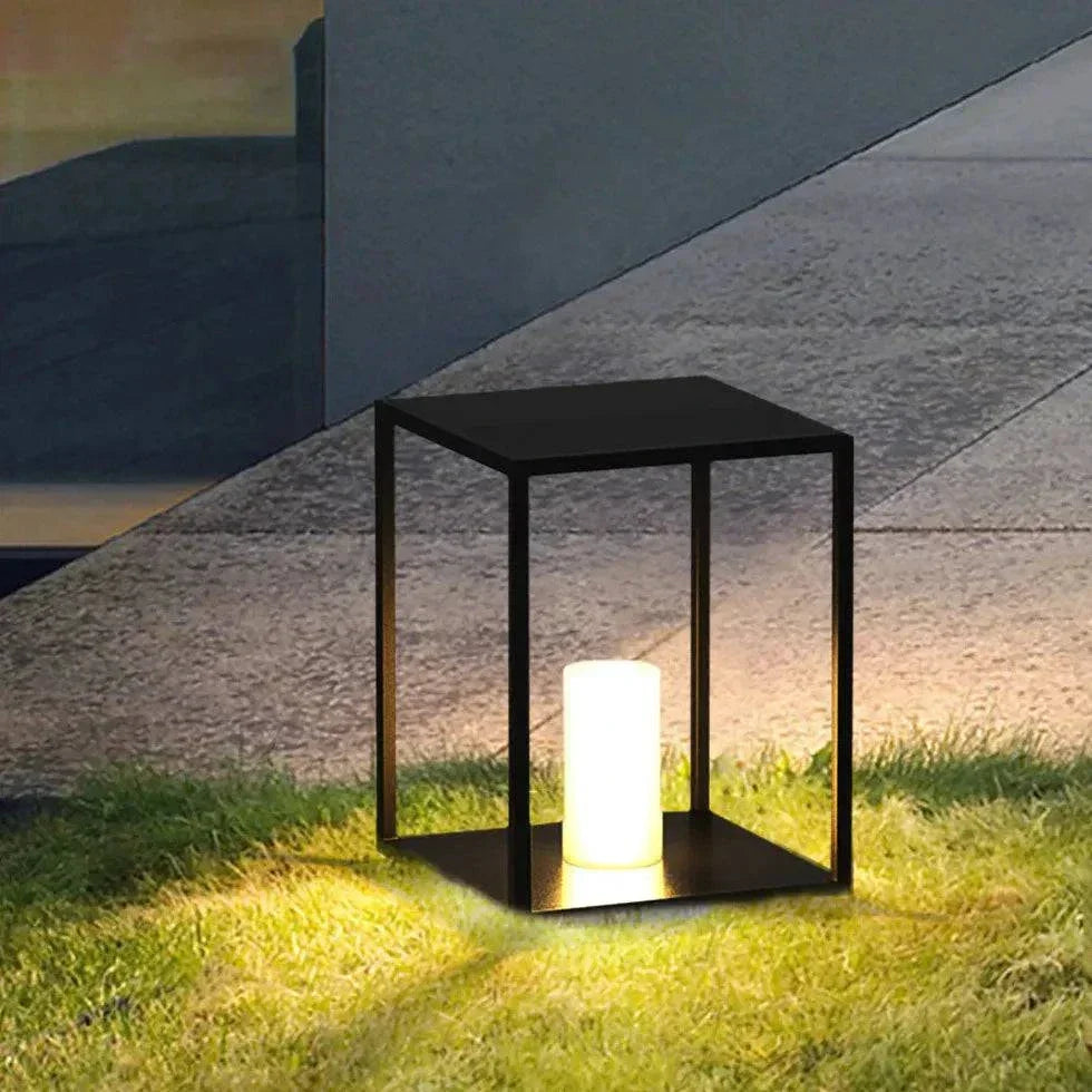 Lampadaire Extérieur À Led De Conception À Cadre Ouvert - Clowas.fr
